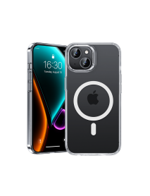 Mr.Casse iPhone 15 ile Uyumlu MagSafe Şeffaf Kılıf